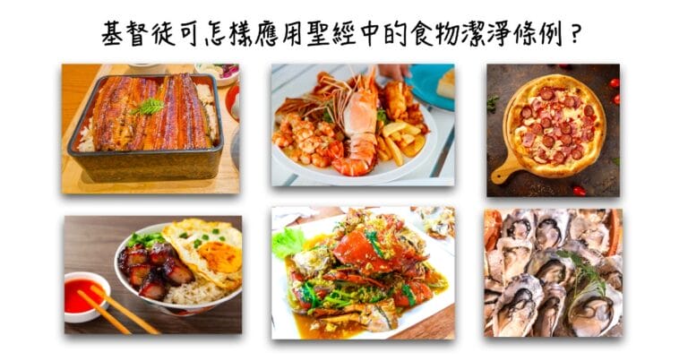 基督徒可怎樣應用聖經中的食物潔淨條例？
